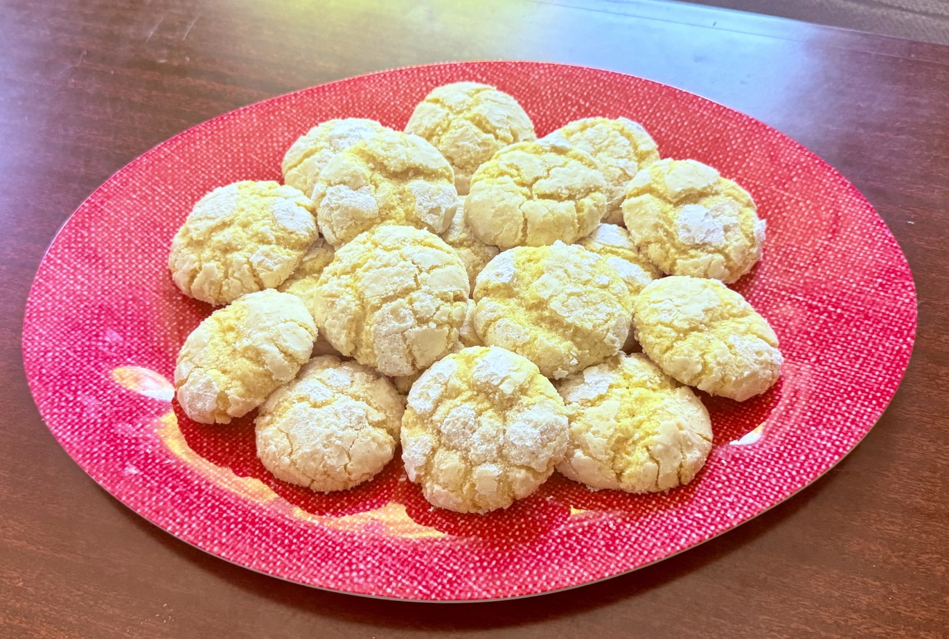 Lemon Crinkle Cookies